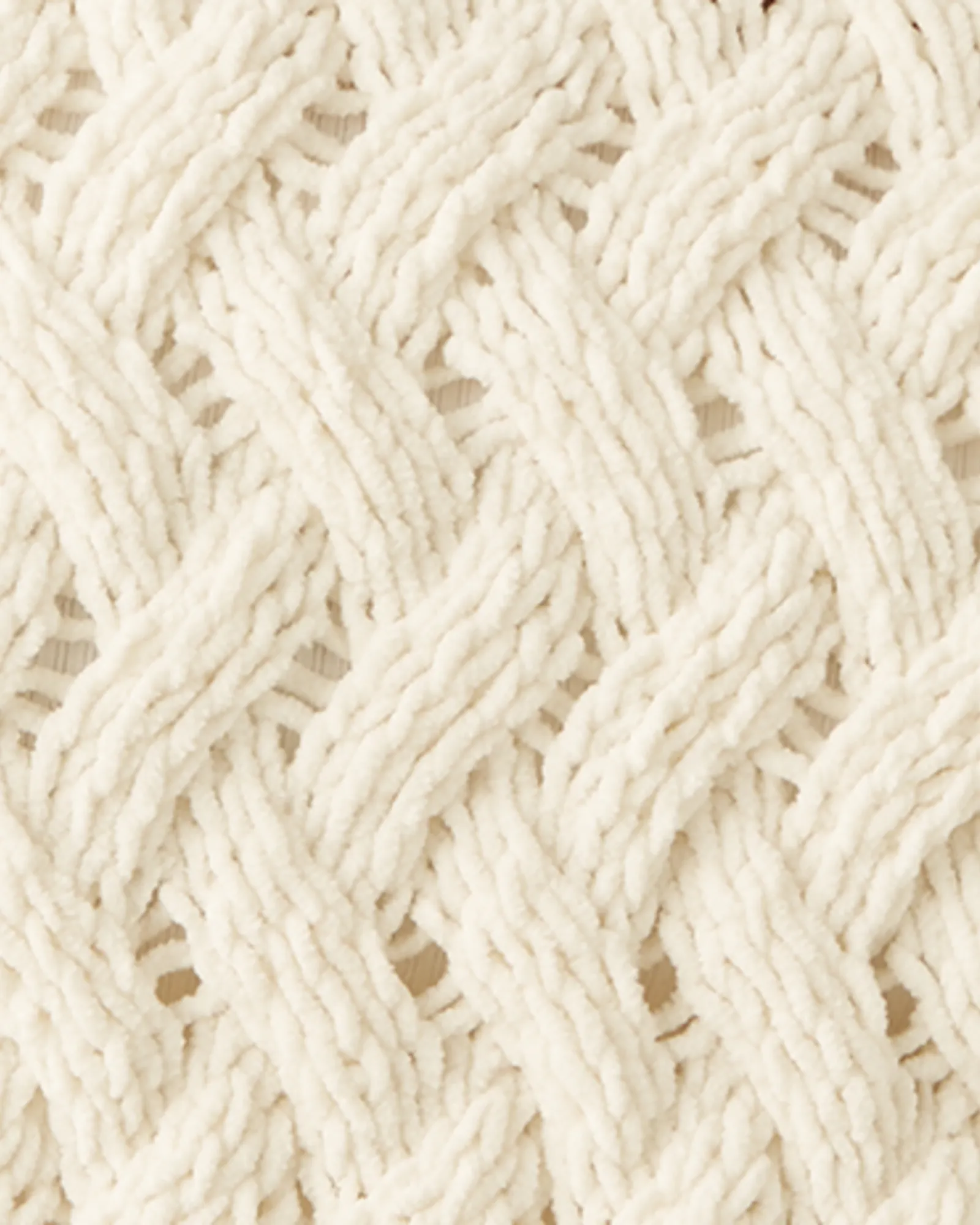 Amanda Cable-Knit Sweater | White