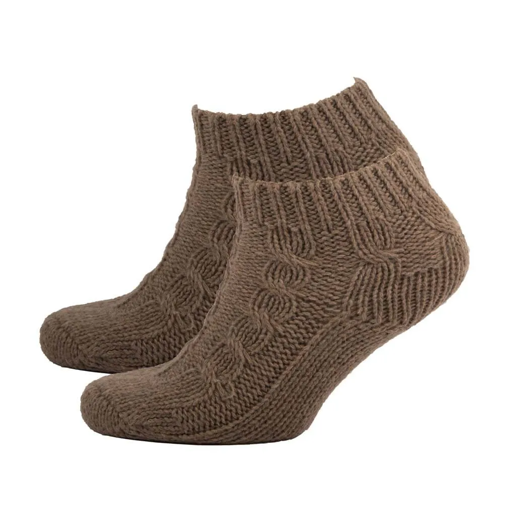 Aran Cable Chunky Ankle Socks