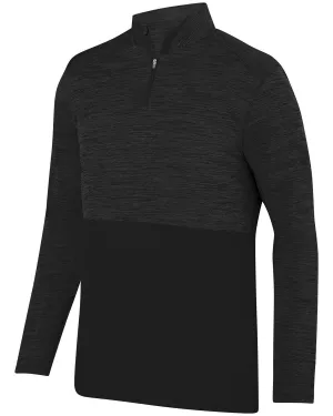 Augusta Sportswear AG2908 Adult Shadow TonalHeather Quarter-Zip Pullover