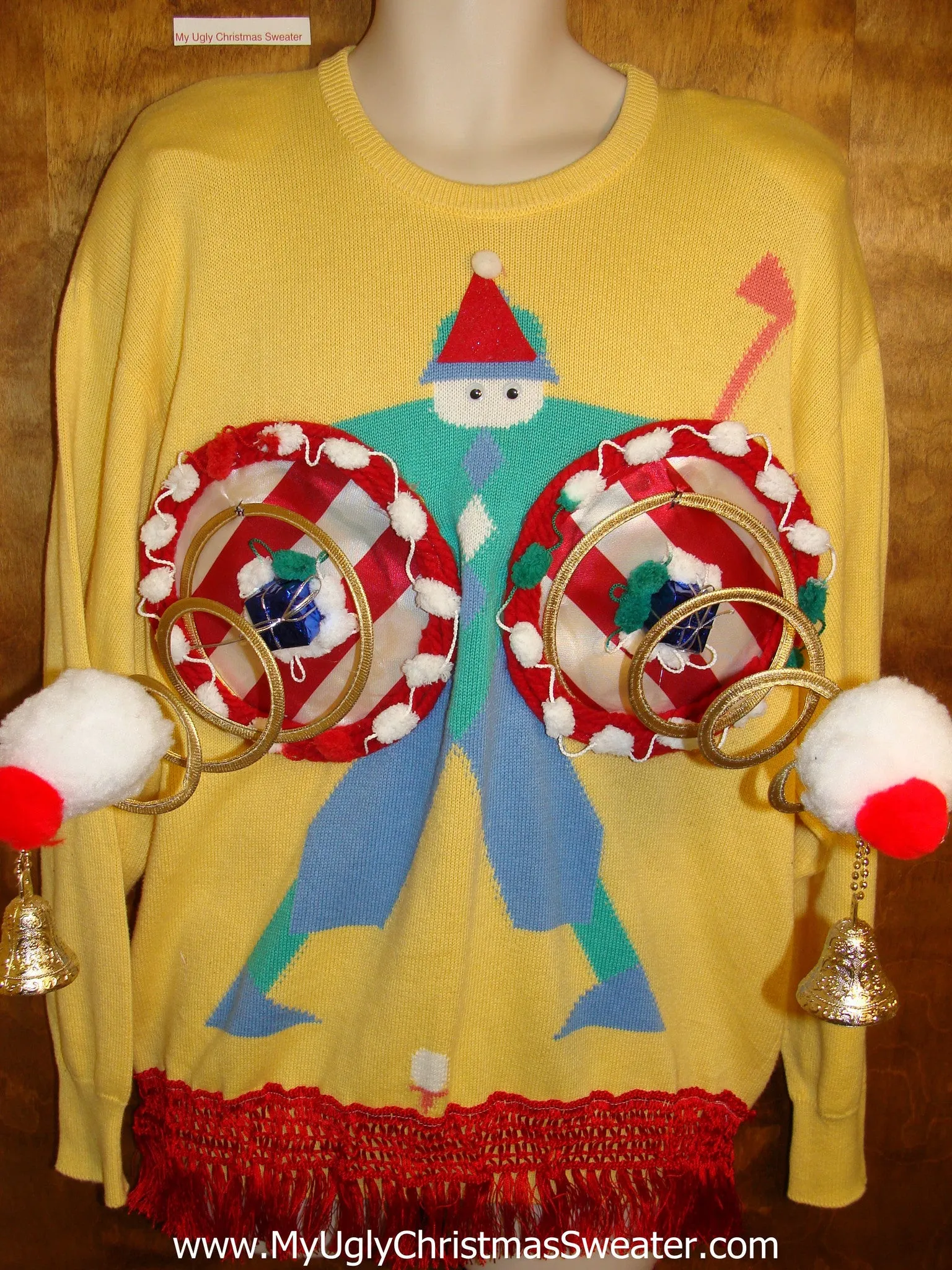 Best Funny Mens Golf Themed Naughty Ugly Christmas Sweater