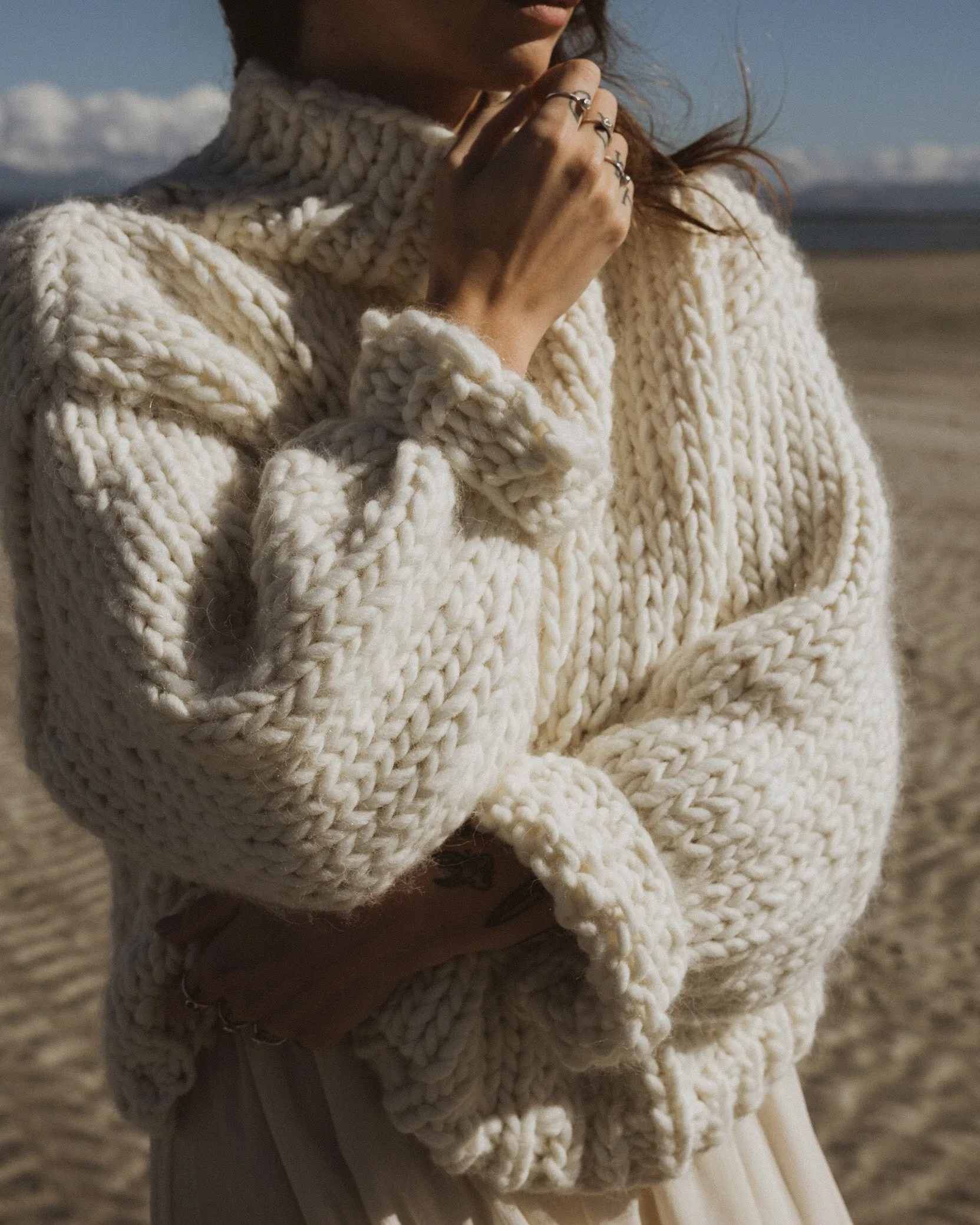 Chunky knit - CREAM