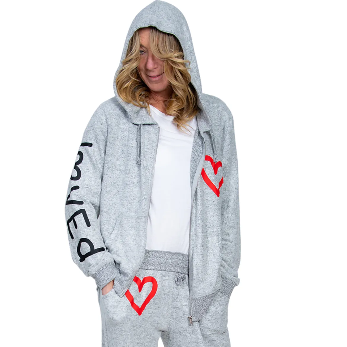 Cloud Hacci Love Jogger Zip Up Hoodie