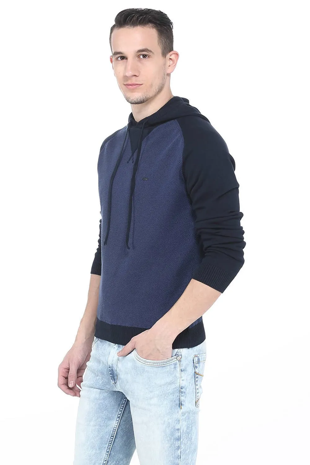 Comfort Fit Hooded Mens Sweater