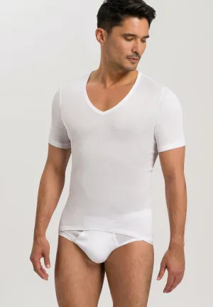 Cotton Pure V-Neck Shirt