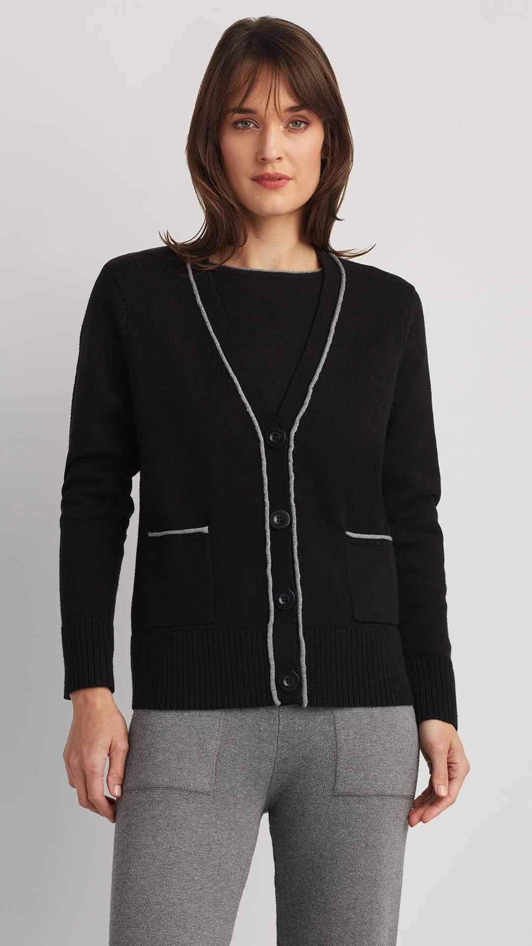 DEMI 4-BUTTON CARDIGAN