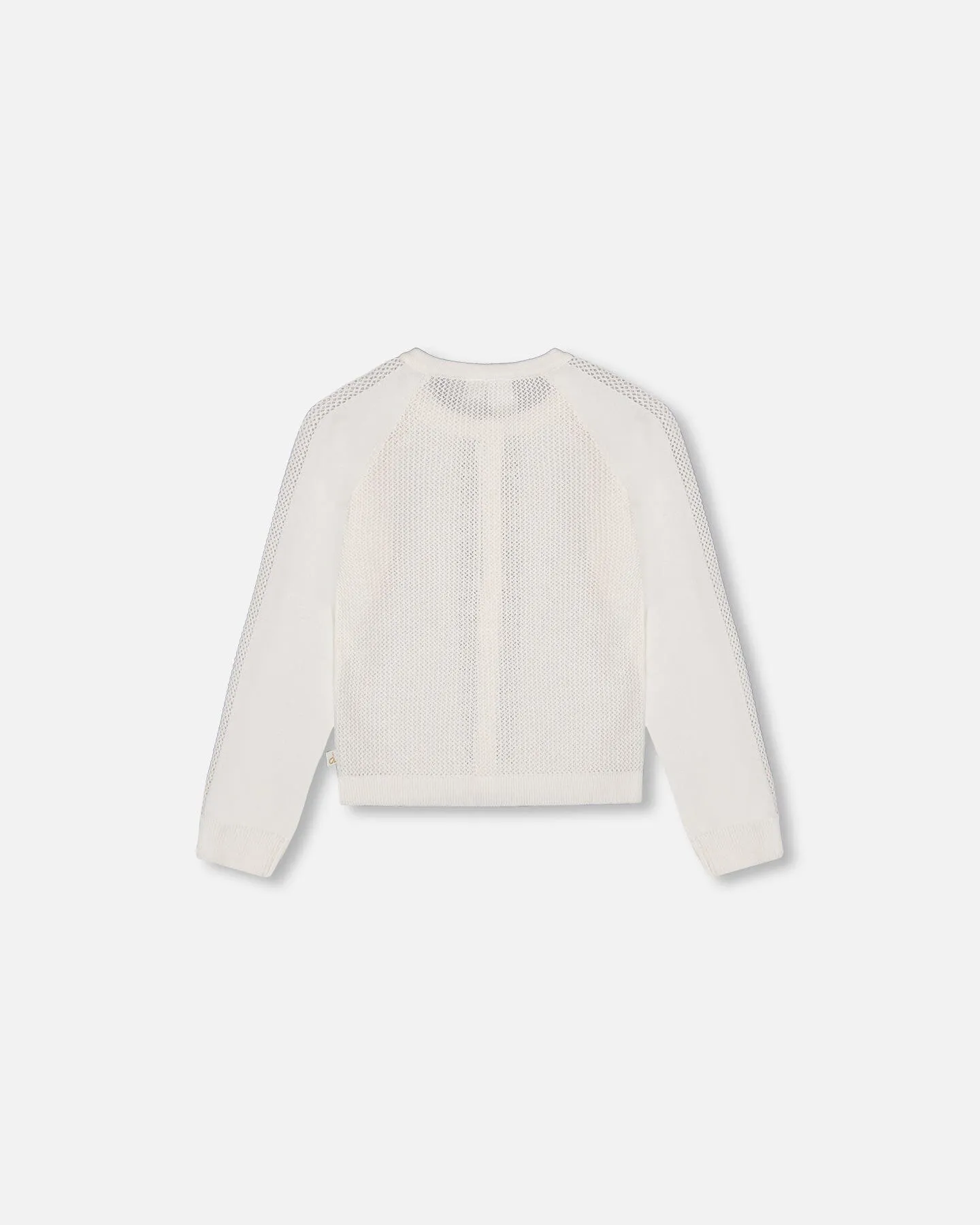 DPD Knit Cardigan in Off White