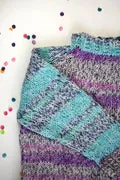 Easy Stripe Pullover designed by Amy Gunderson Universal Yarns