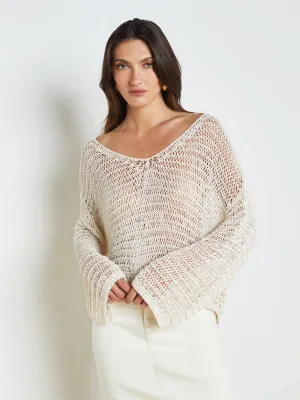 Ethan Open-Knit Pullover