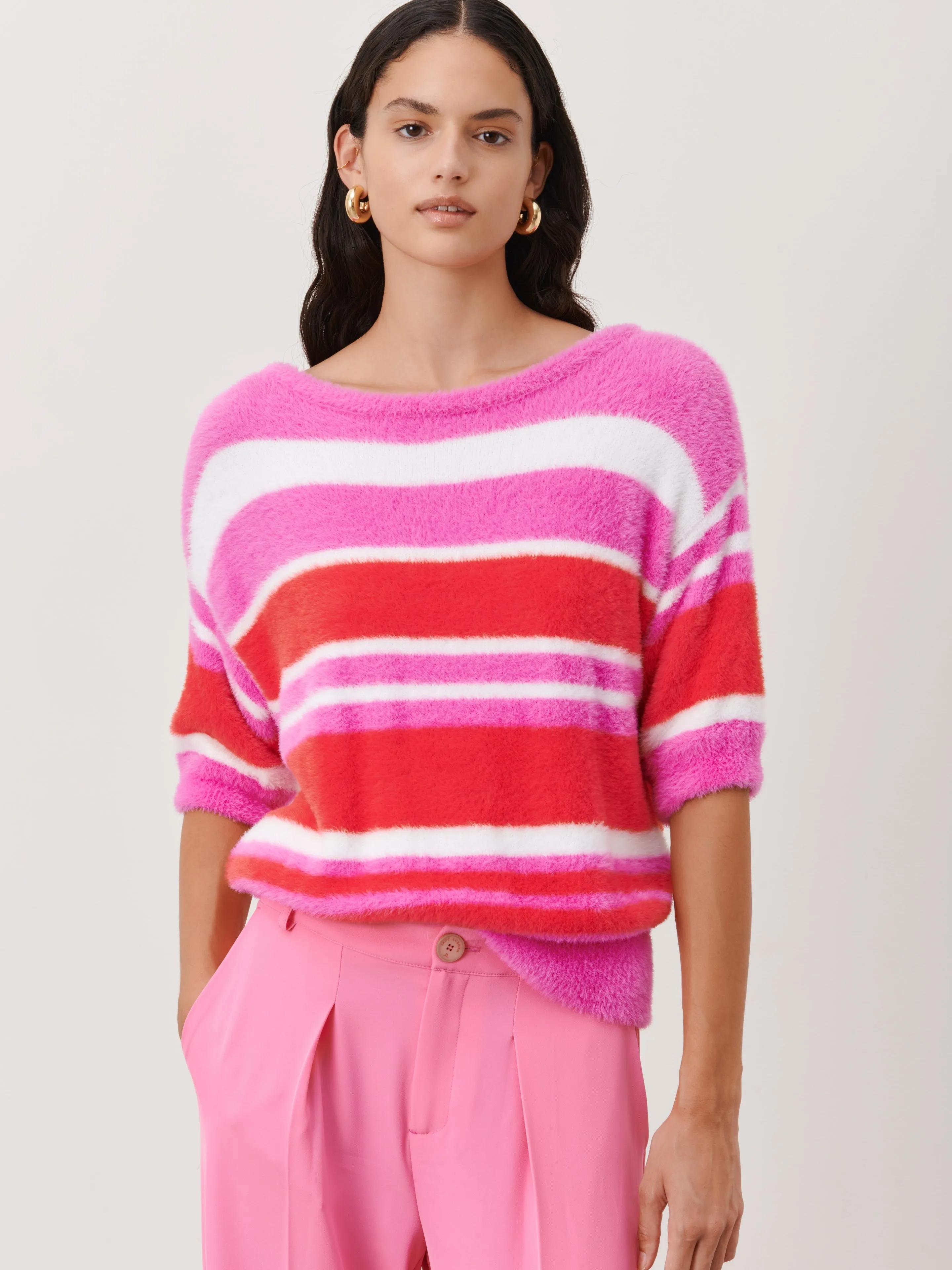 Favola PU top | Pink