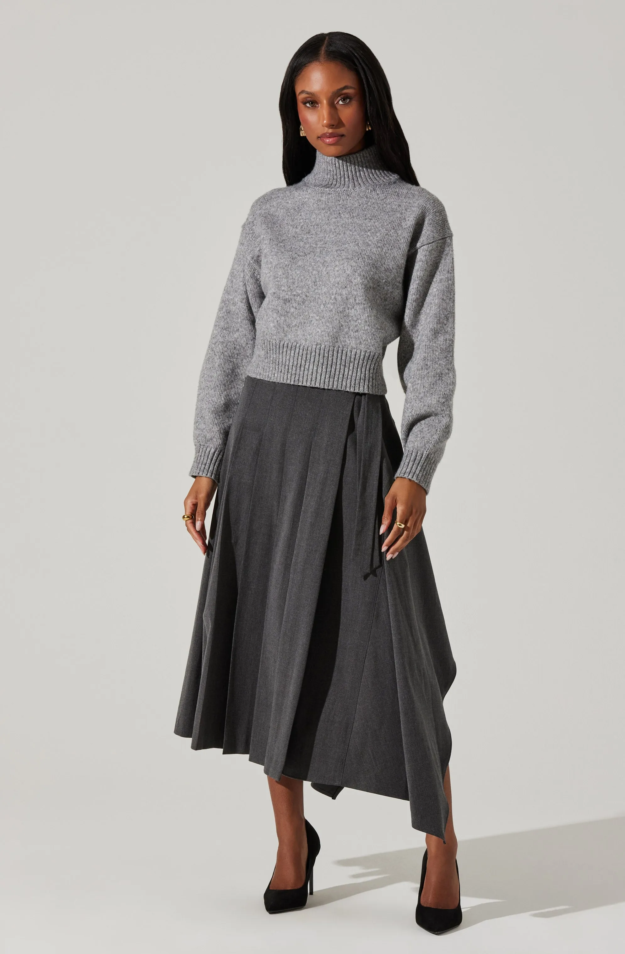 Fiala Mock Neck Sweater