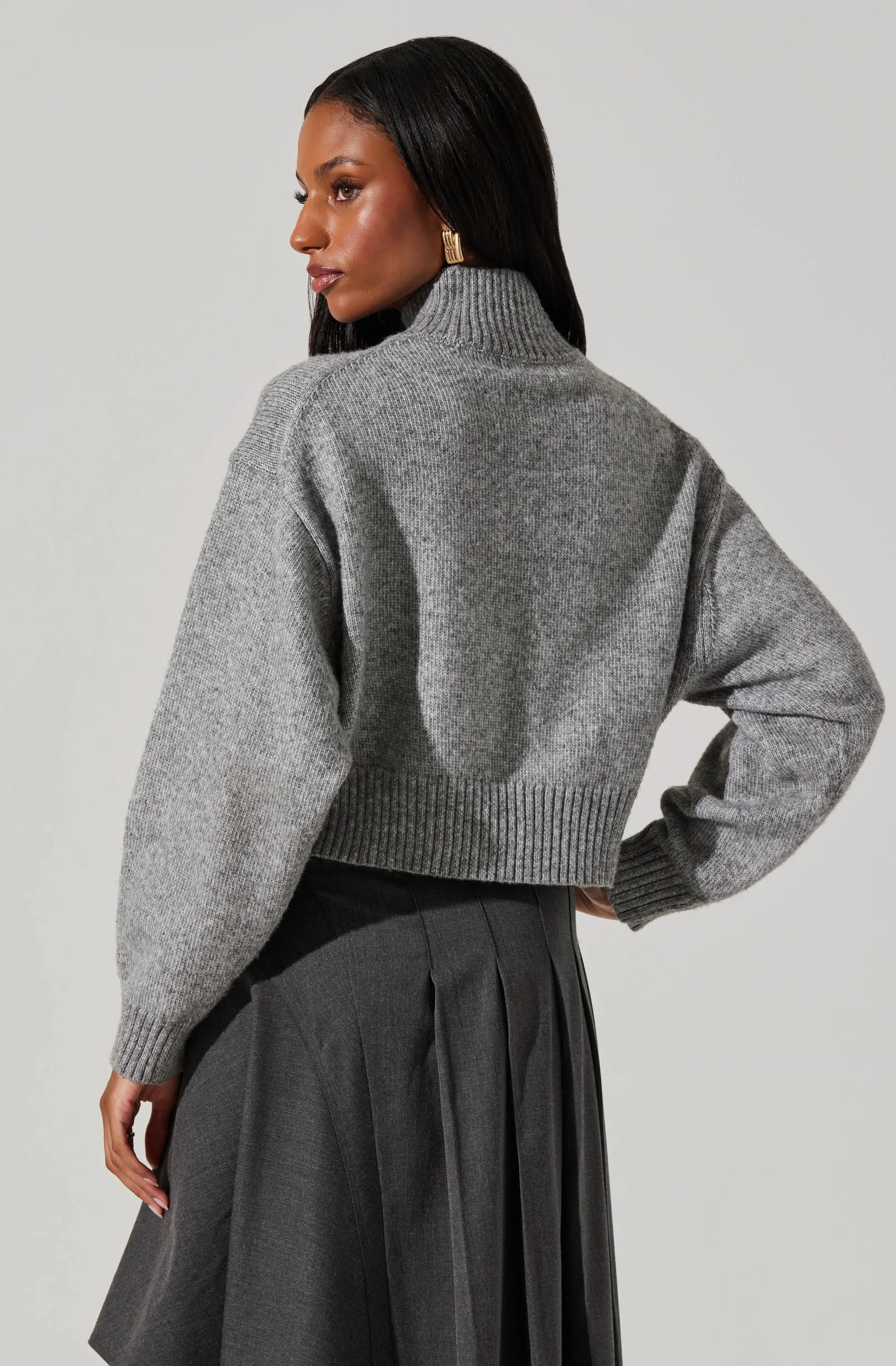 Fiala Mock Neck Sweater