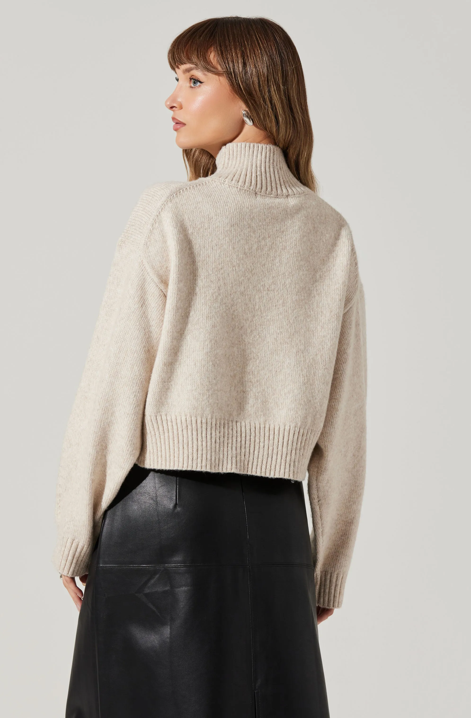 Fiala Mock Neck Sweater