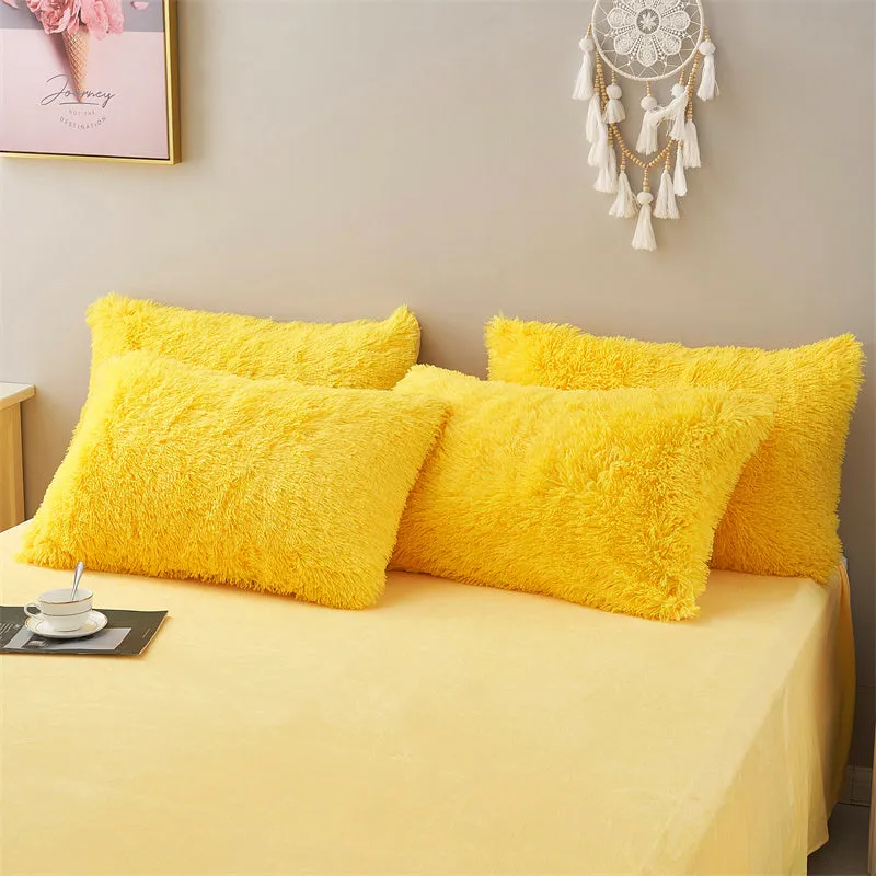 Fluffy Mink Pure Color Bedding