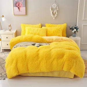 Fluffy Mink Pure Color Bedding