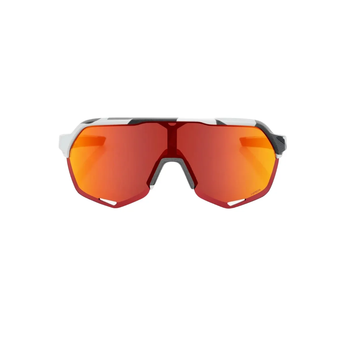 Glasses 100% S2 Soft Tact Orange White