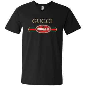 Gucci Bugatti T-shirt Men V-Neck T-Shirt