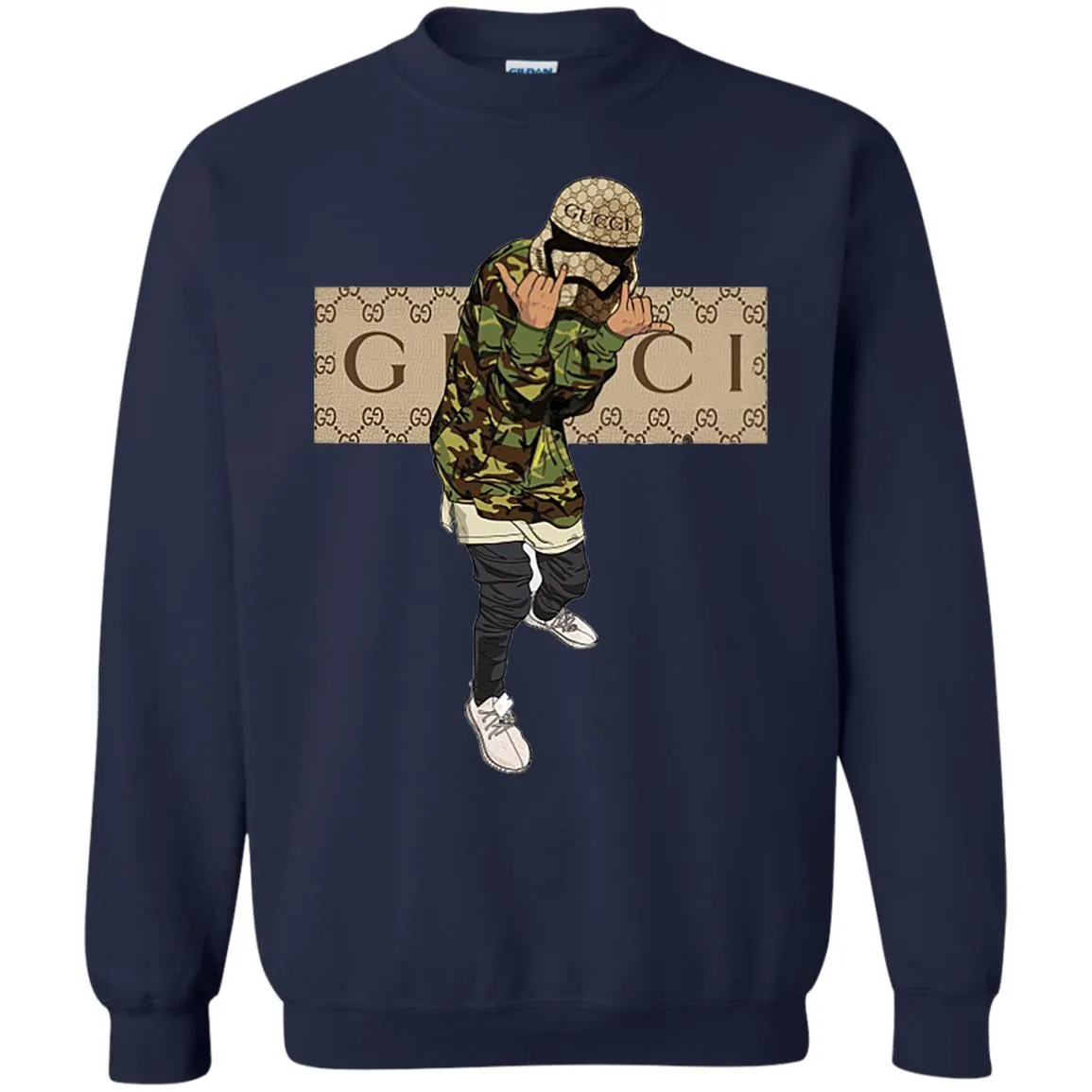 Gucci Gang Hiphop T-shirt Crewneck Pullover Sweatshirt