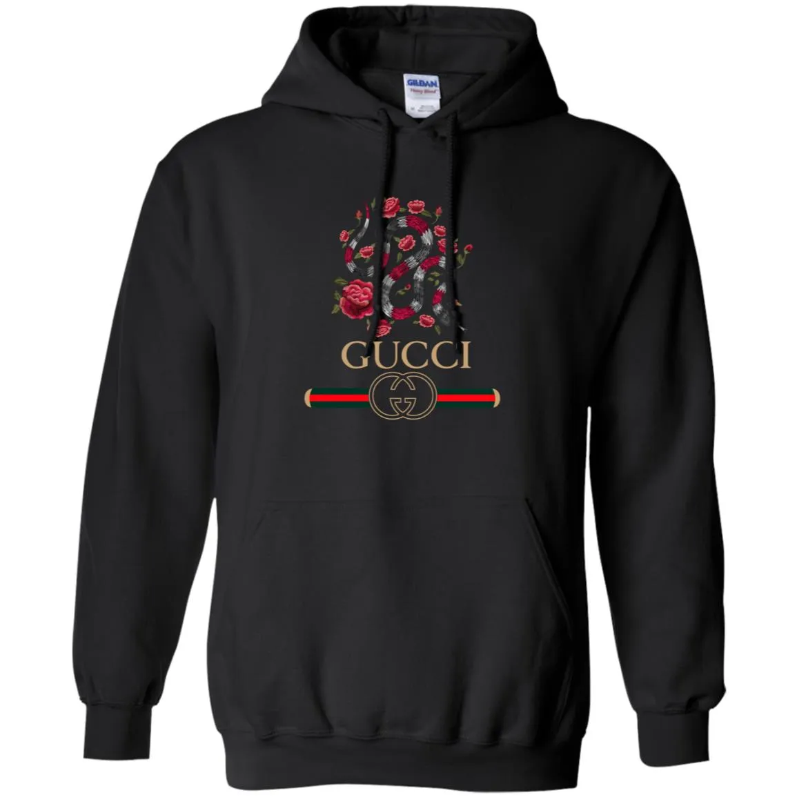 Gucci Logo Snake T-shirt Pullover Hoodie Sweatshirt