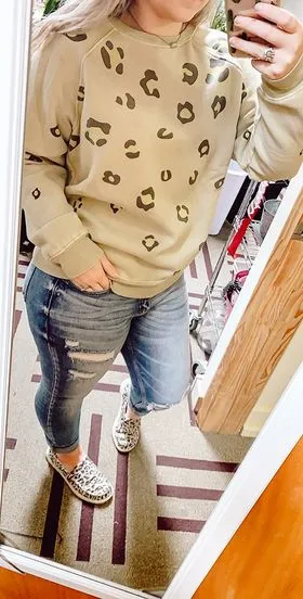 Heather Olive Sweatshirt