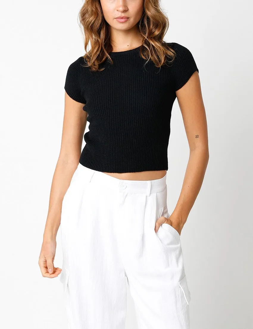 Jemma Round Neck Knit Top