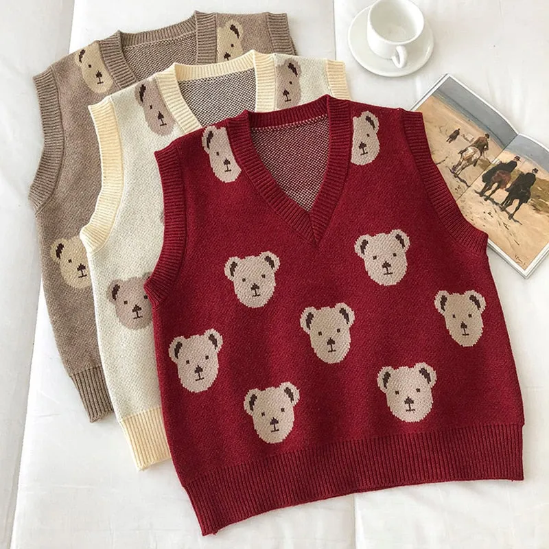 Kare Bear Printed Vest