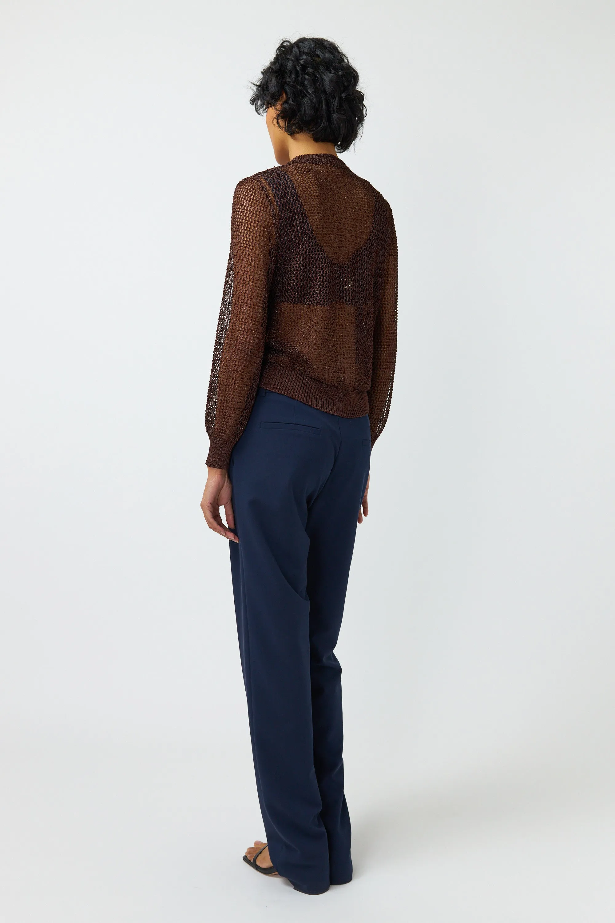 Kate Sylvester Zoe Cardigan - Espresso