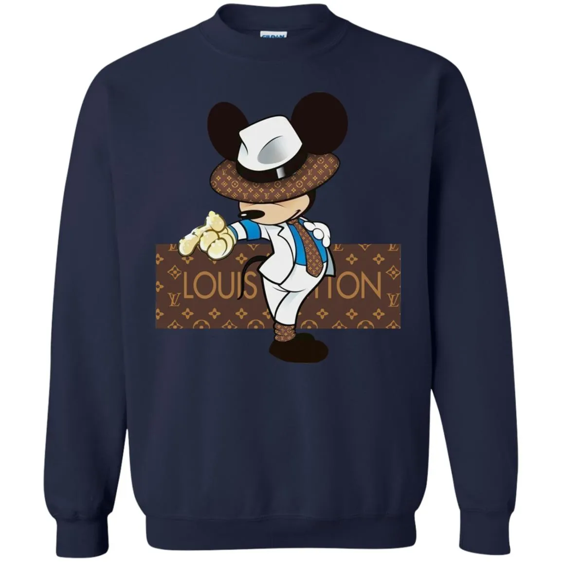 Louis Vuitton Mickey Dance Tshirt Crewneck Pullover Sweatshirt