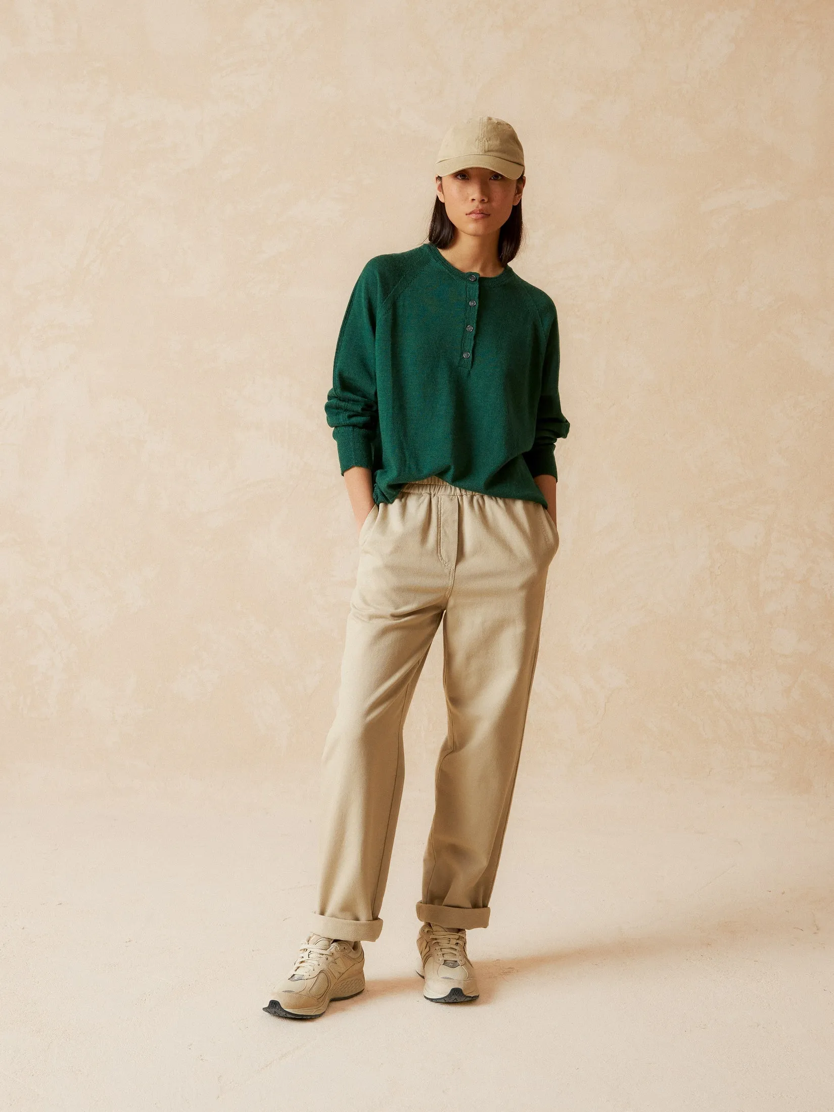 Merino Wool Sweater Green