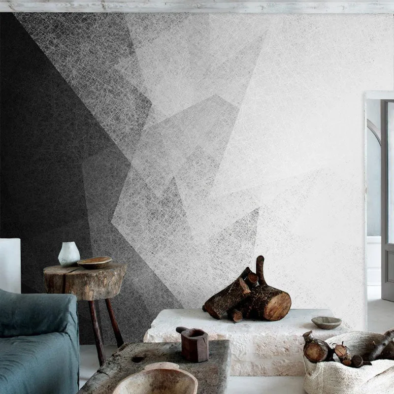 Nordic Style Abstract Wallpaper Mural (㎡)