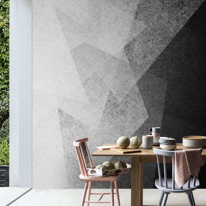 Nordic Style Abstract Wallpaper Mural (㎡)