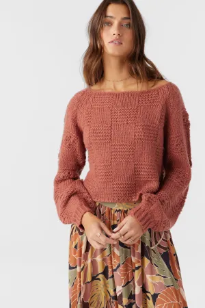 ONeill SACHA LONG SLEEVE SWEATER - CEDAR WOOD