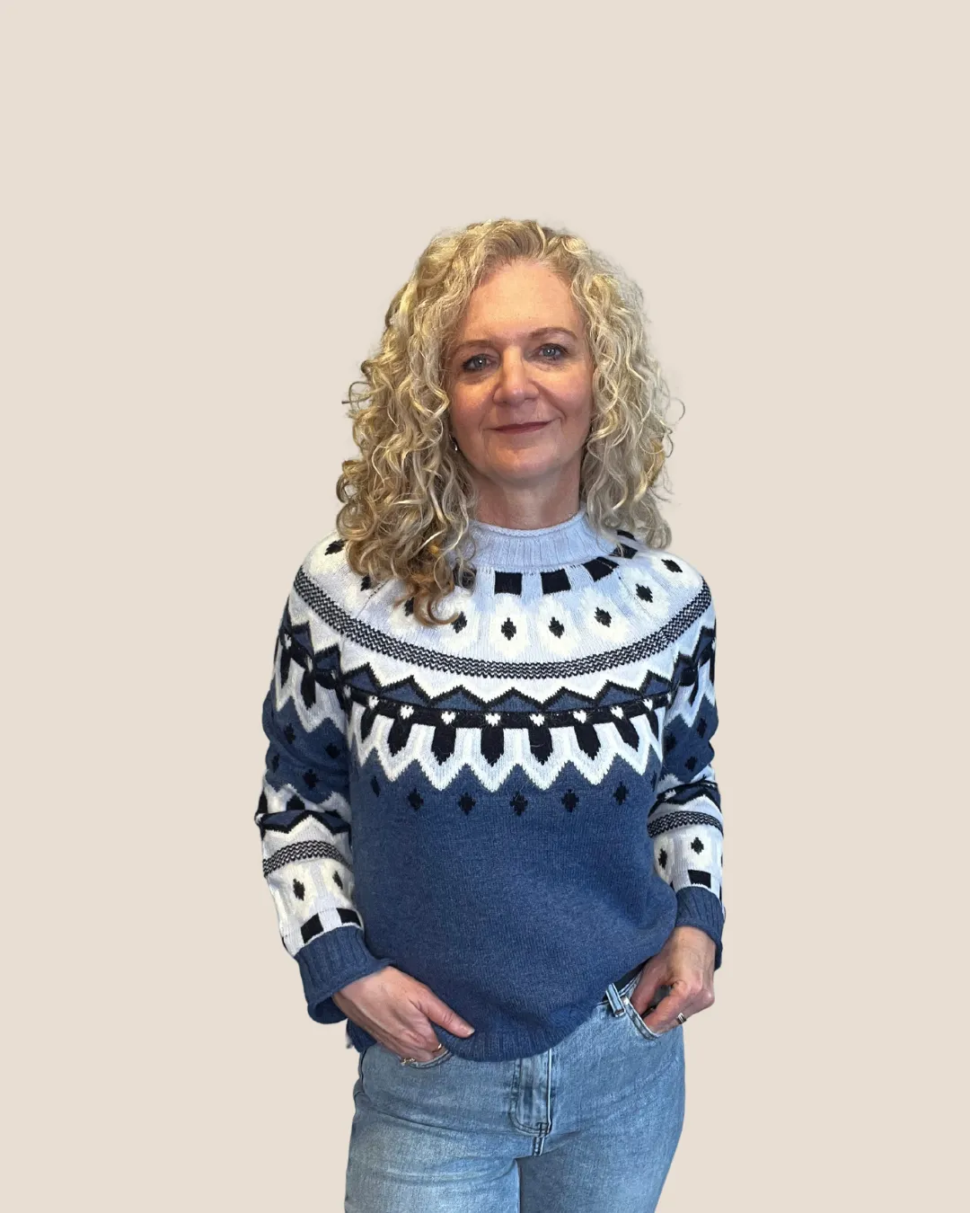 Perisher Merino & Angora Fair isle Luxury Timeless Knit