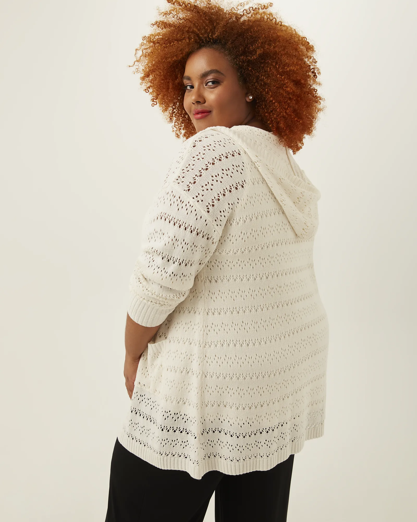 Piper Hooded Cardigan | Ivory