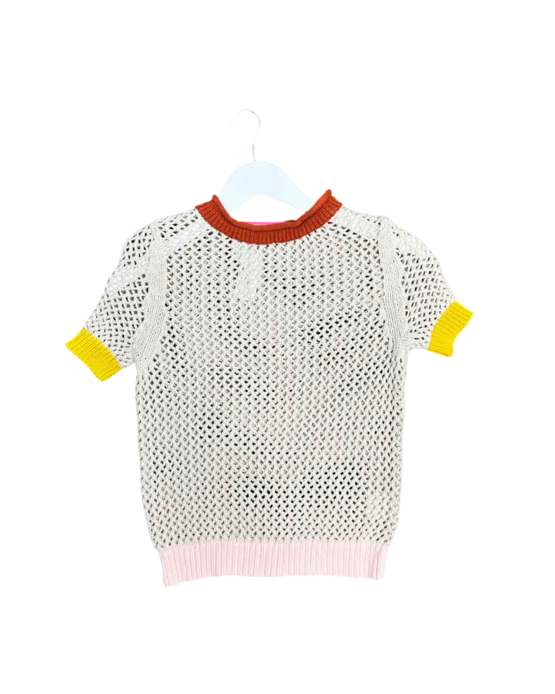 Size 1 (8) - Obus Oatmeal Cotton Knit Top