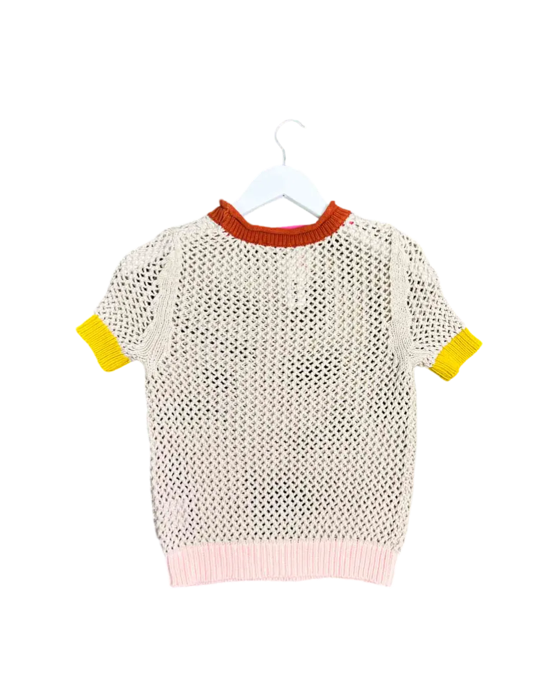 Size 1 (8) - Obus Oatmeal Cotton Knit Top