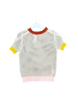 Size 1 (8) - Obus Oatmeal Cotton Knit Top