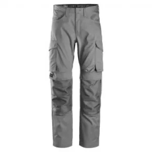 Snickers&#x20;6801&#x20;Service&#x20;Trousers&#x2B;&#x20;Knee&#x20;Pockets&#x20;-&#x20;Grey