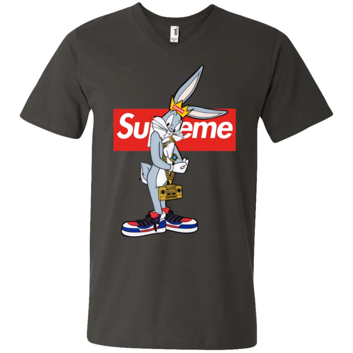 Supreme Rabbit Trending T-shirt Men V-Neck T-Shirt