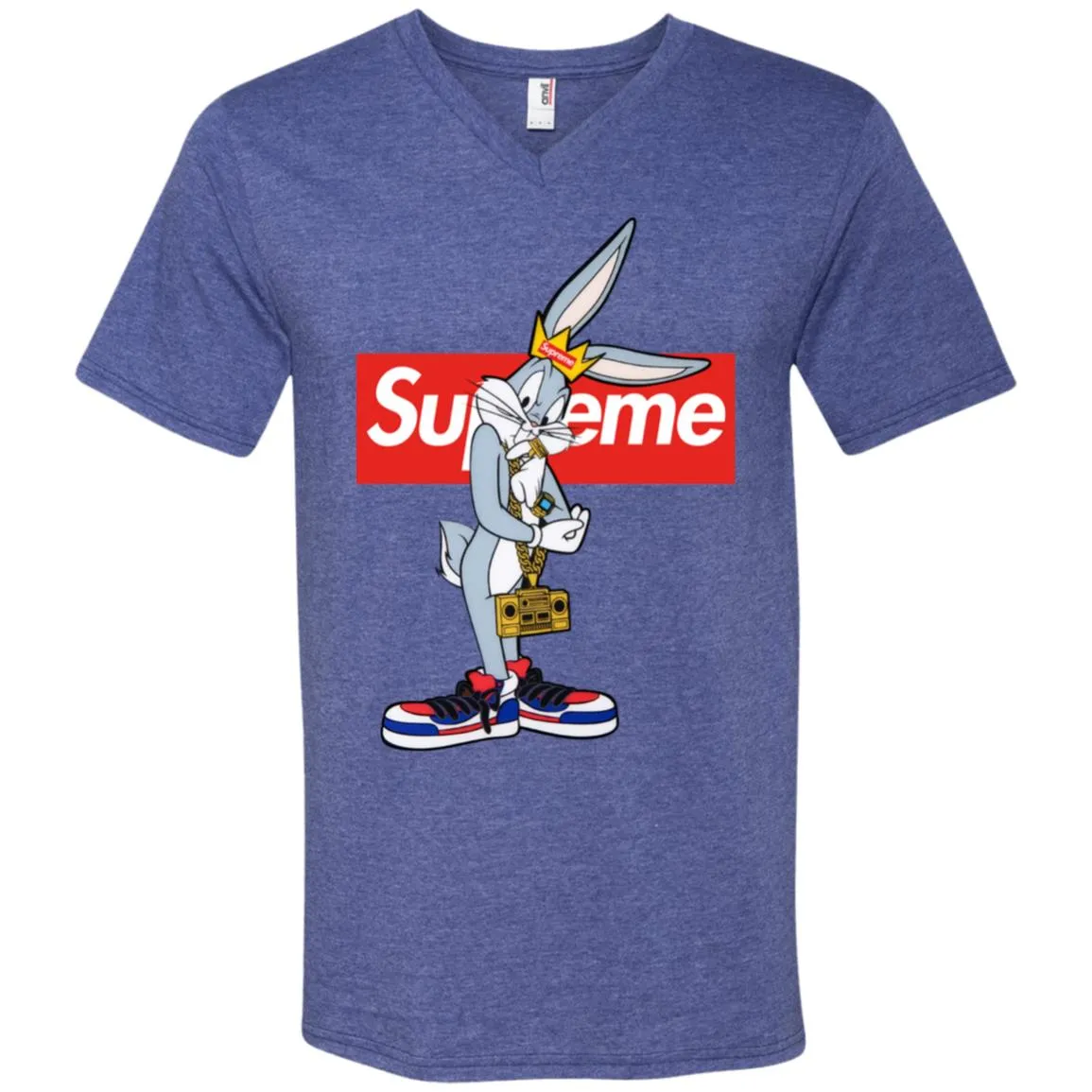 Supreme Rabbit Trending T-shirt Men V-Neck T-Shirt