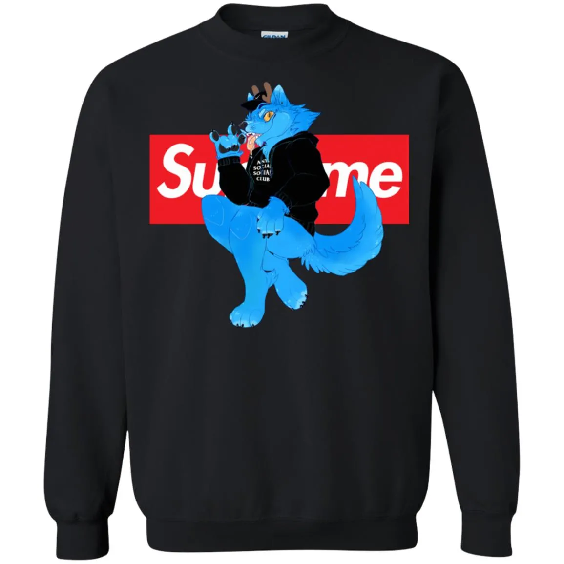 Supreme Woft T-shirt Crewneck Pullover Sweatshirt