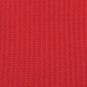 Waffle Weave Knit - Red