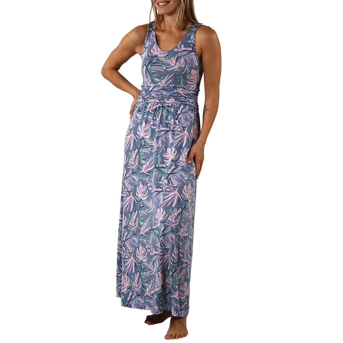 Women's V-Neck Maxi Dress