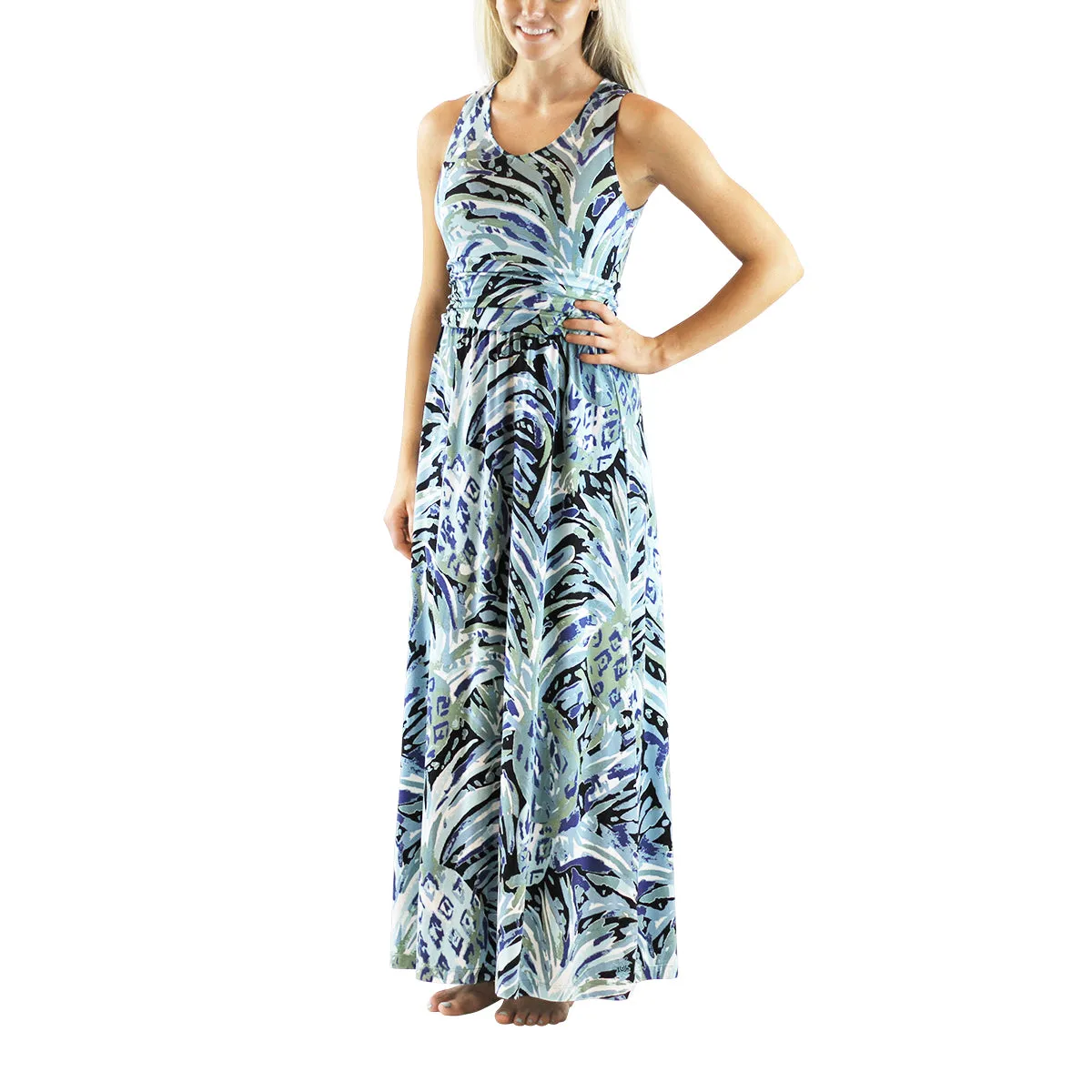 Women's V-Neck Maxi Dress