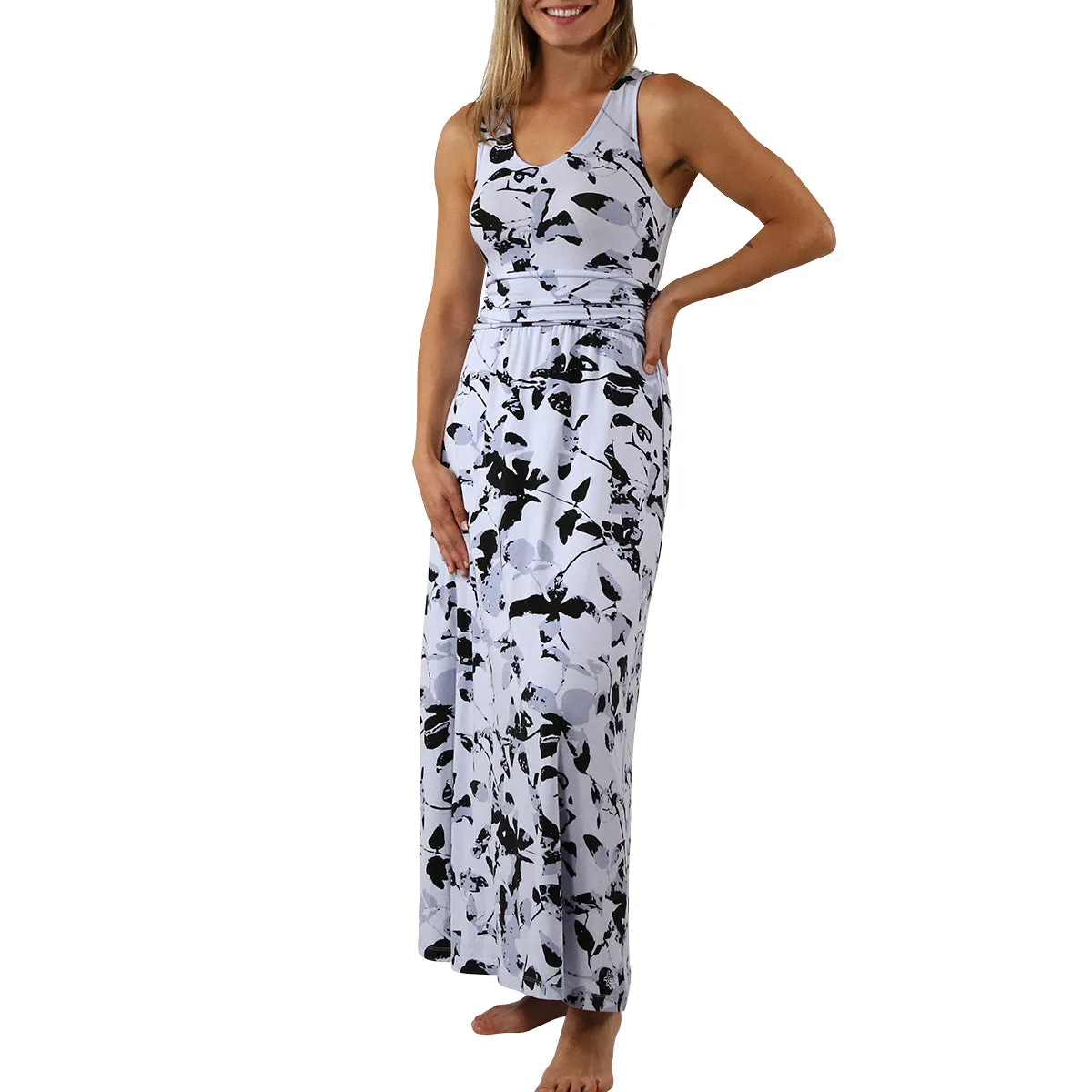 Women's V-Neck Maxi Dress