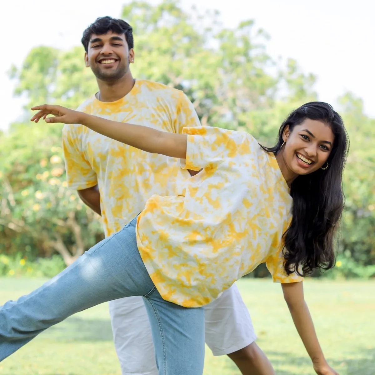 Yellow Sunshine Tie-dye Combo